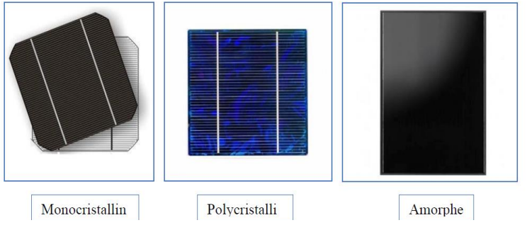 Les types des cellules PV